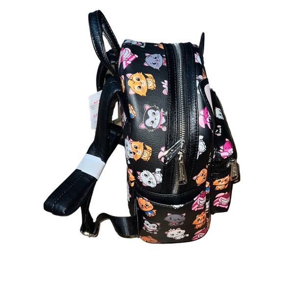 Disney Parks Loungefly Cats Backpack with Ears Cheshire Marie Extremely Rare NWT - Picture 4 of 7